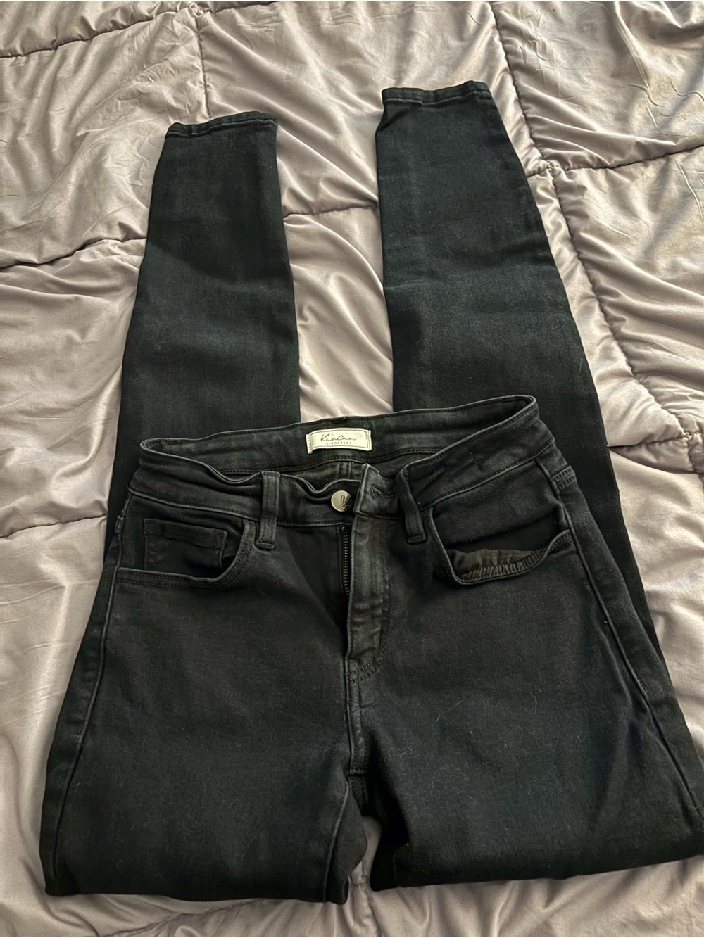 KanCan Black Mid Rise Skinny Jeans